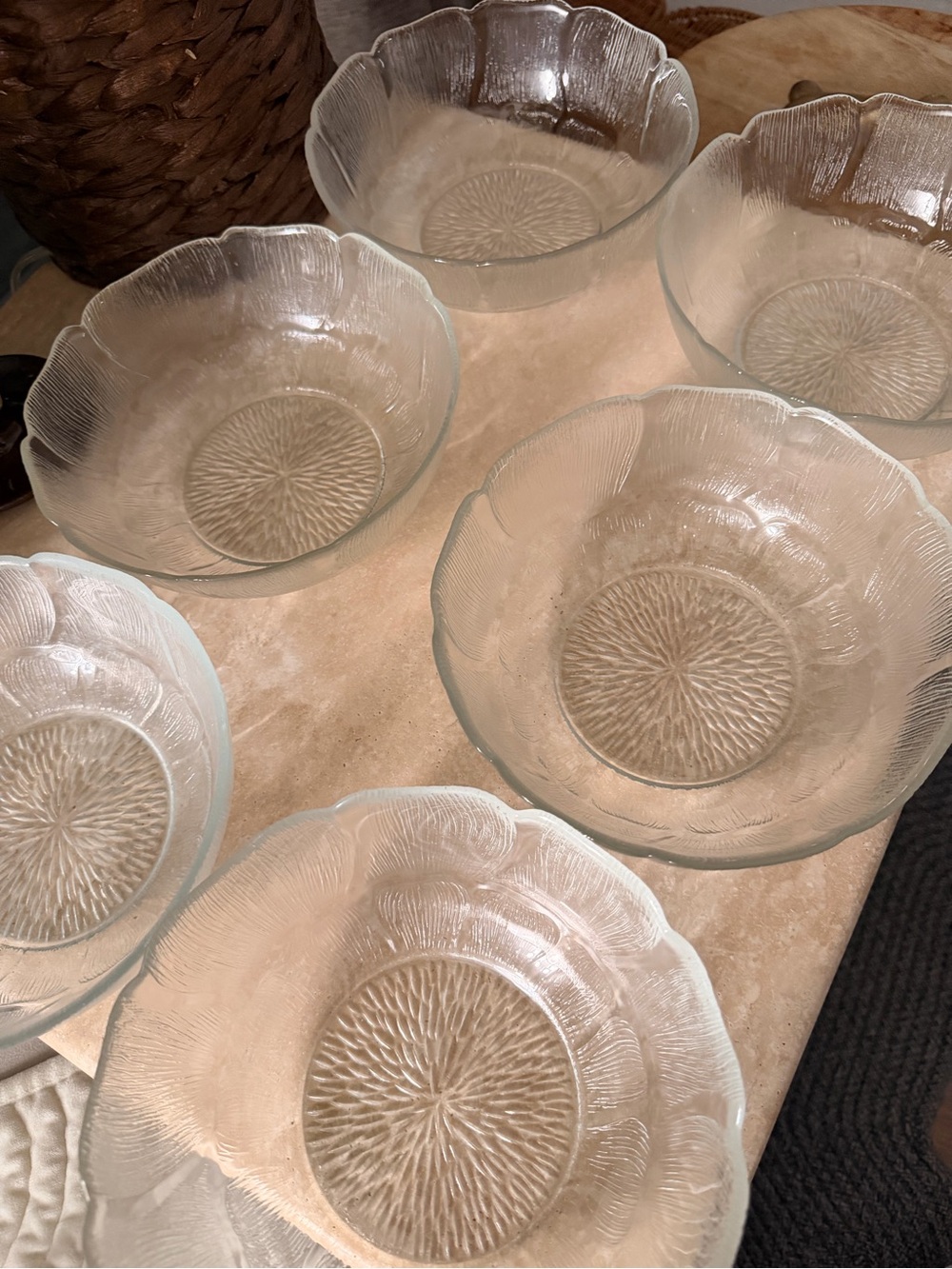Arcoroc Fleur bowl 7” - Set of 6
